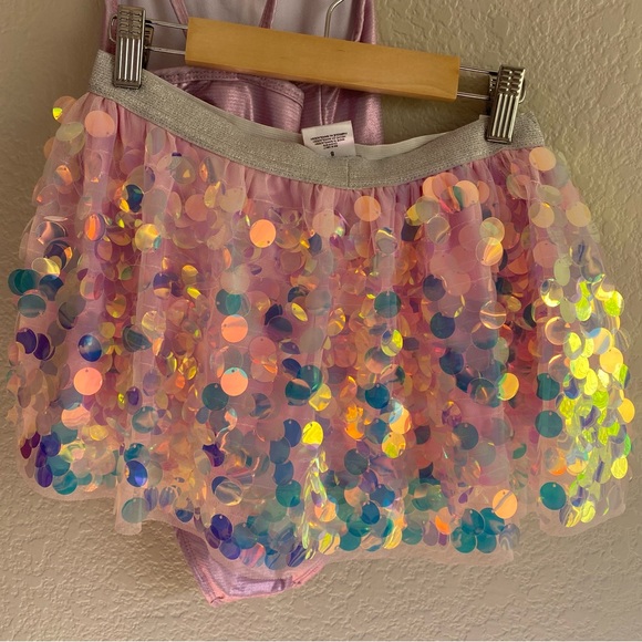 Vince Camuto Girls One Piece Swimsuit and skirt iridescent - Picture 5 of 10